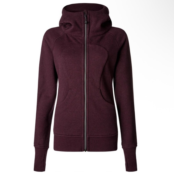 lululemon Heathered Bordeaux Drama Scuba Hoodie III - Picture 6 of 13